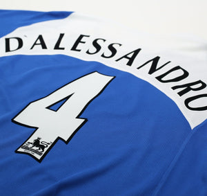 2005/06 D'ALESSANDRO #4 Portsmouth Vintage Jako Home Football Shirt (L)