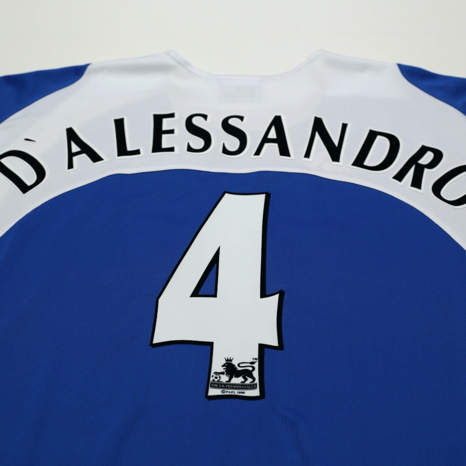 2005/06 D'Alessandro #4 Portsmouth Vintage Jako Home Football Shirt (XL)