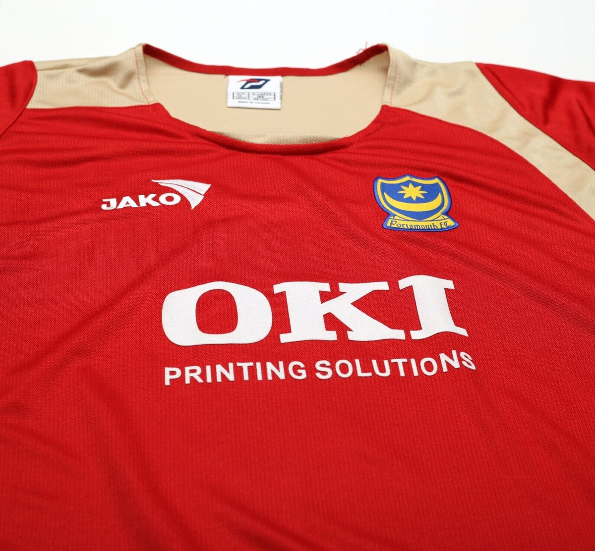 2005/06 D'ALESSANDRO #4 Portsmouth Vintage Jako LS Away Football Shirt (XL)