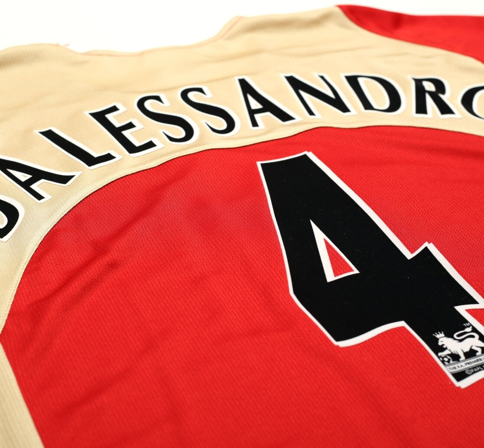 2005/06 D'ALESSANDRO #4 Portsmouth Vintage Jako LS Away Football Shirt (XL)