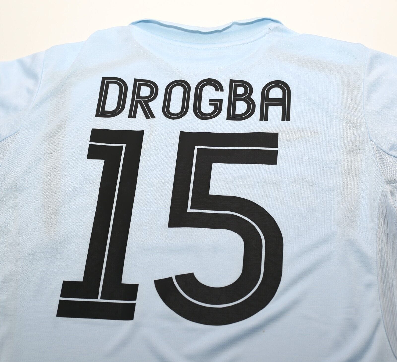 2005/06 DROGBA #15 Chelsea Vintage Umbro UCL Away Football Shirt Jersey (M/L)