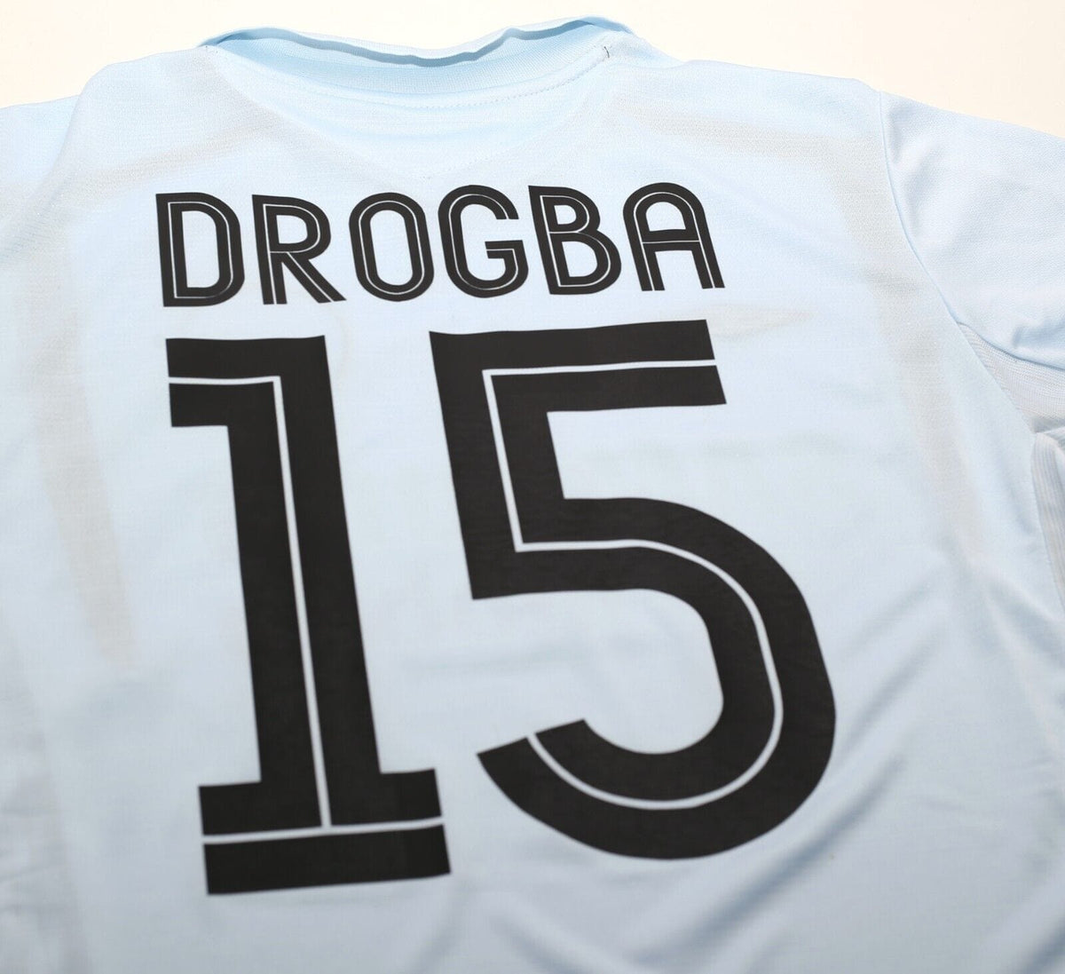 2005/06 DROGBA #15 Chelsea Vintage Umbro UCL Away Football Shirt Jersey (M/L)
