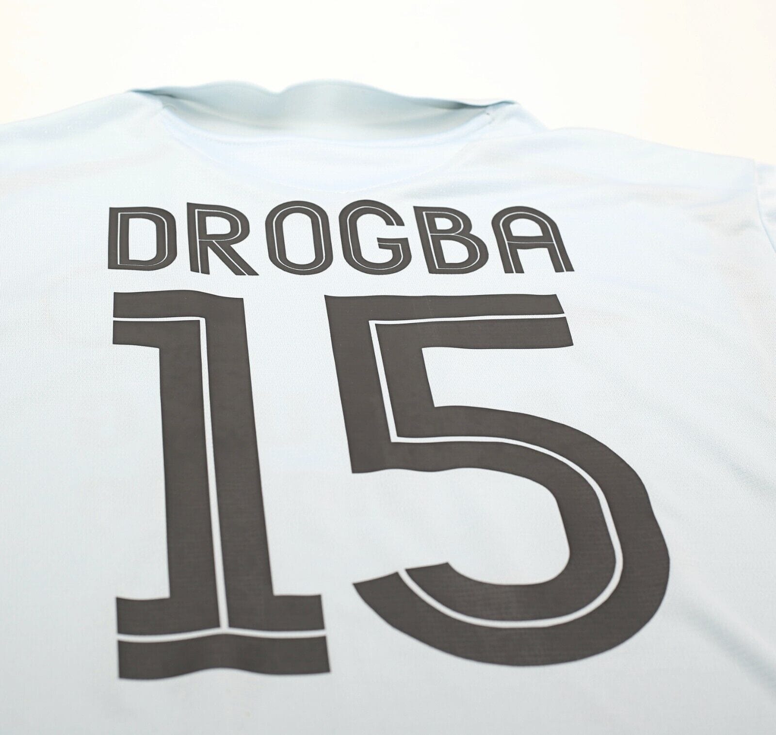 2005/06 DROGBA #15 Chelsea Vintage Umbro UCL Home Football Shirt Jersey (XXL)
