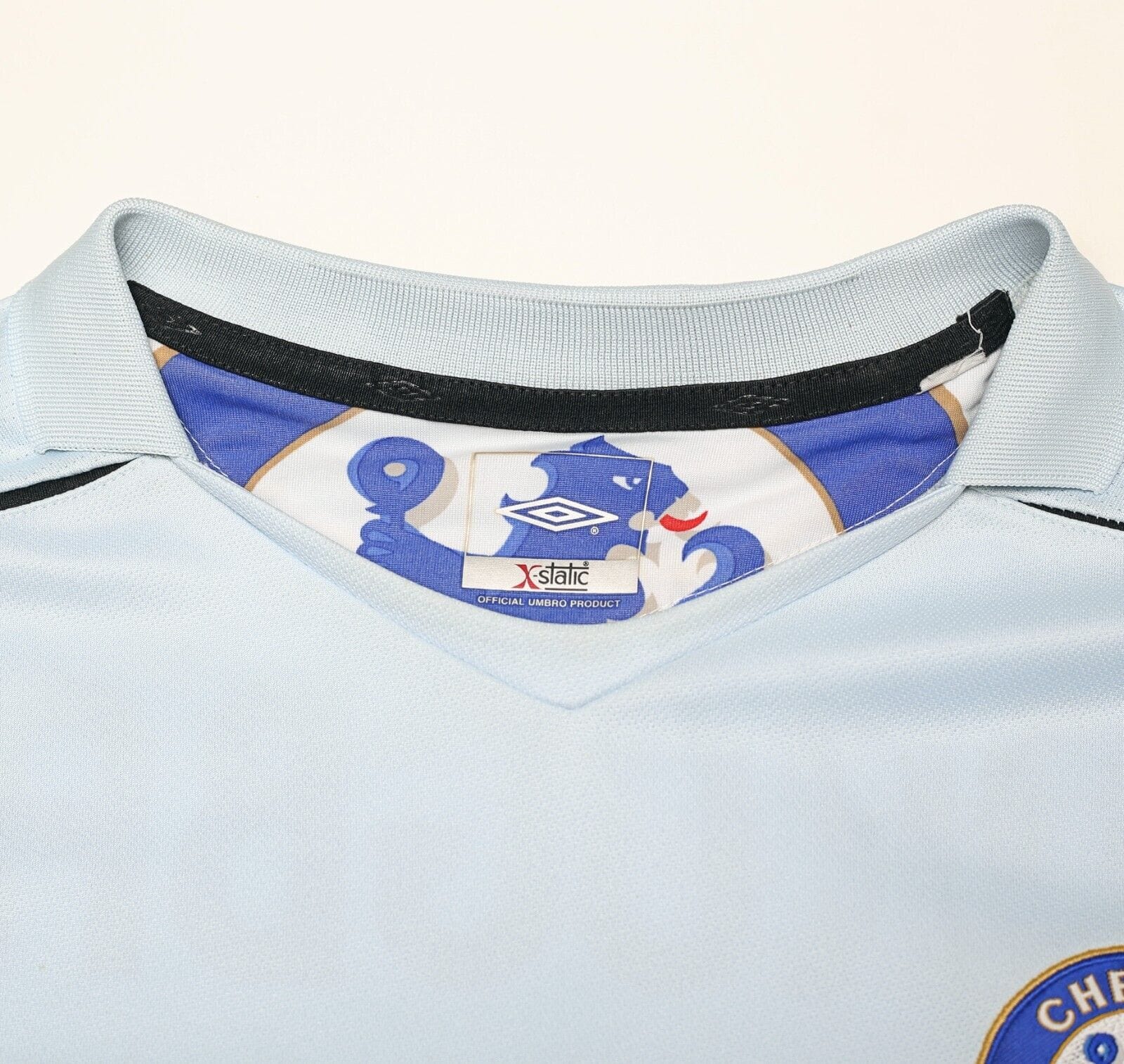 2005/06 DROGBA #15 Chelsea Vintage Umbro UCL Home Football Shirt Jersey (XXL)