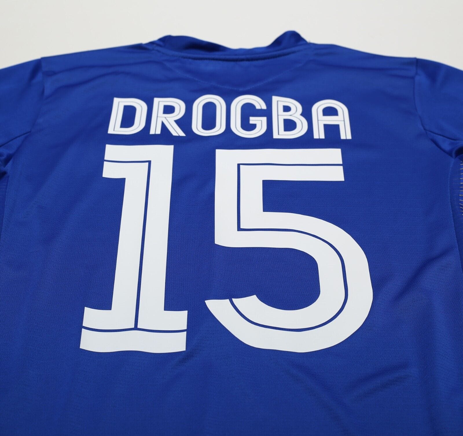 2005/06 DROGBA #15 Chelsea Vintage Umbro UCL Home Football