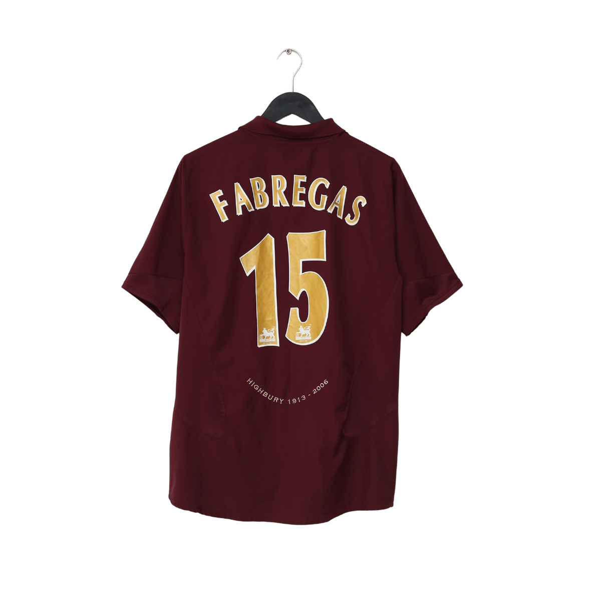 2005/06 FABREGAS #15 Arsenal Vintage Nike Home Football Shirt (L)