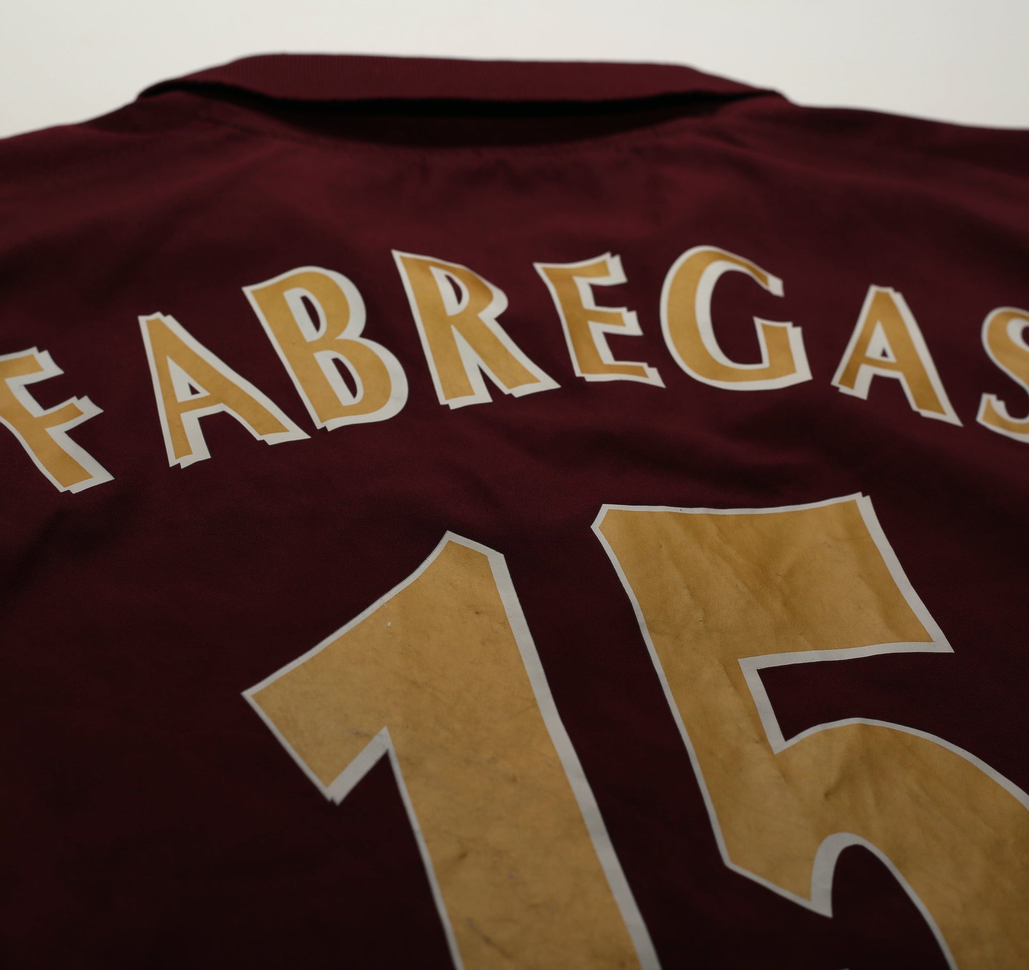 2005/06 FABREGAS #15 Arsenal Vintage Nike Home Football Shirt (L)