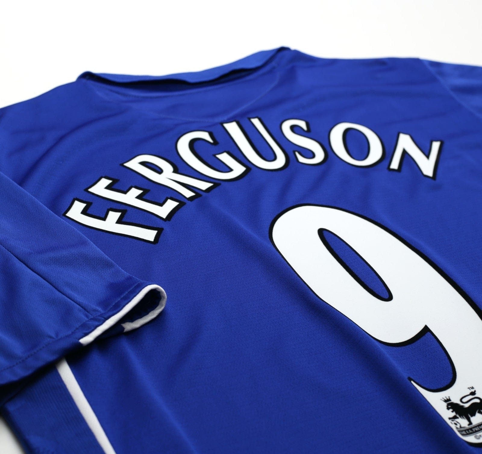 2005/06 FERGUSON #9 Everton Vintage Umbro Home Football Shirt (XL)