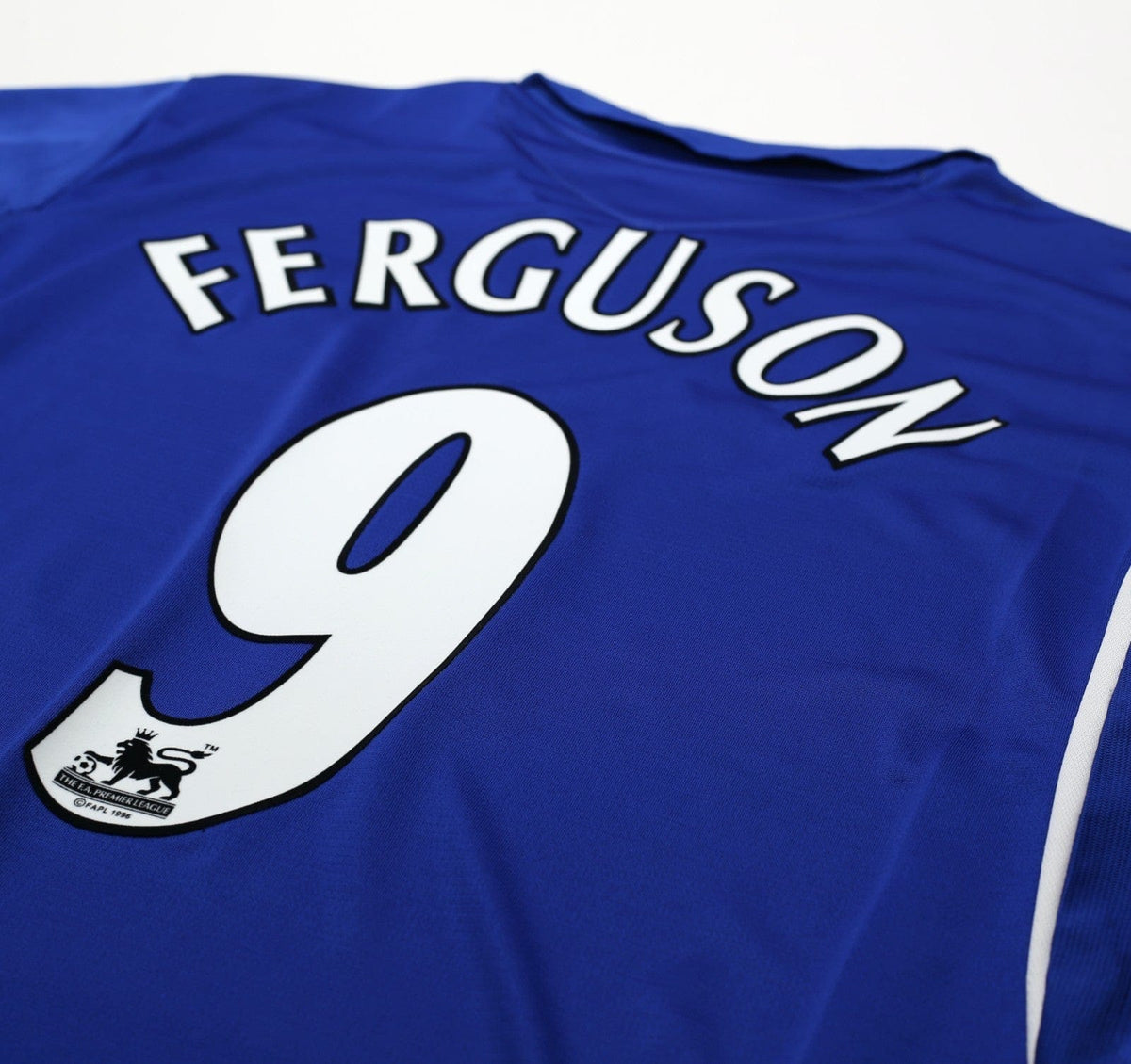 2005/06 FERGUSON #9 Everton Vintage Umbro Home Football Shirt (XL)