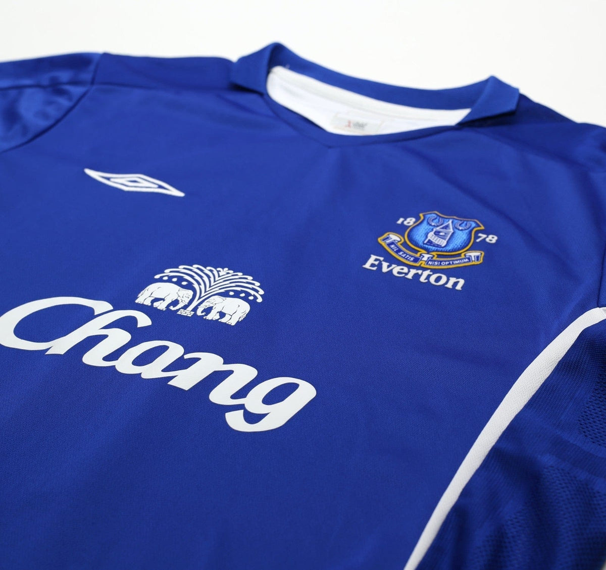 2005/06 FERGUSON #9 Everton Vintage Umbro Home Football Shirt (XL)