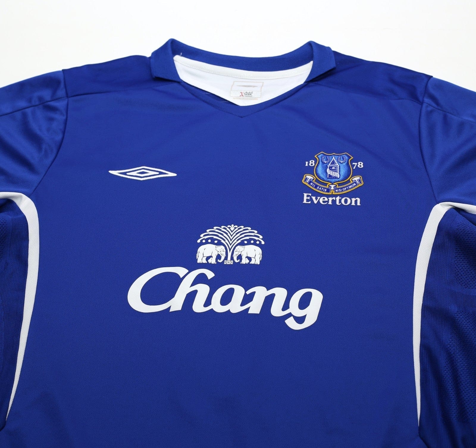2005/06 FERGUSON #9 Everton Vintage Umbro Home Football Shirt (XL)