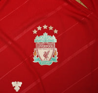 2005/06 GERRARD #8 Liverpool Vintage Reebok European Home Football Shirt (XL)