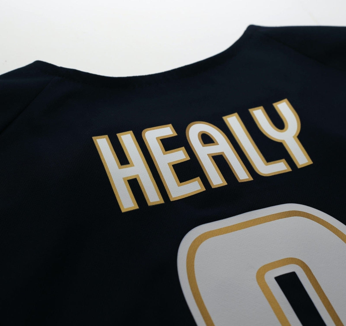 2005/06 HEALY #9 Leeds United Vintage Admiral Away Football Shirt (M)