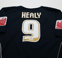 2005/06 HEALY #9 Leeds United Vintage Admiral Away Football Shirt (M)