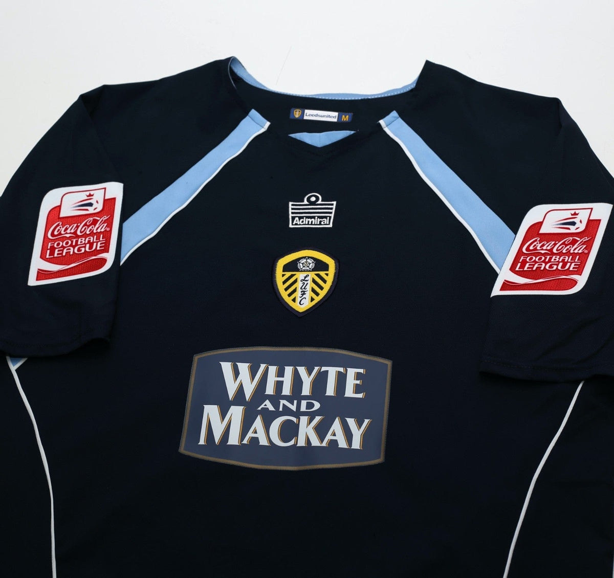 2005/06 HEALY #9 Leeds United Vintage Admiral Away Football Shirt (M)