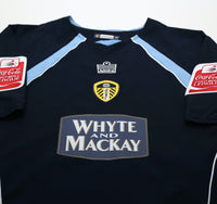 2005/06 HEALY #9 Leeds United Vintage Admiral Away Football Shirt (M)