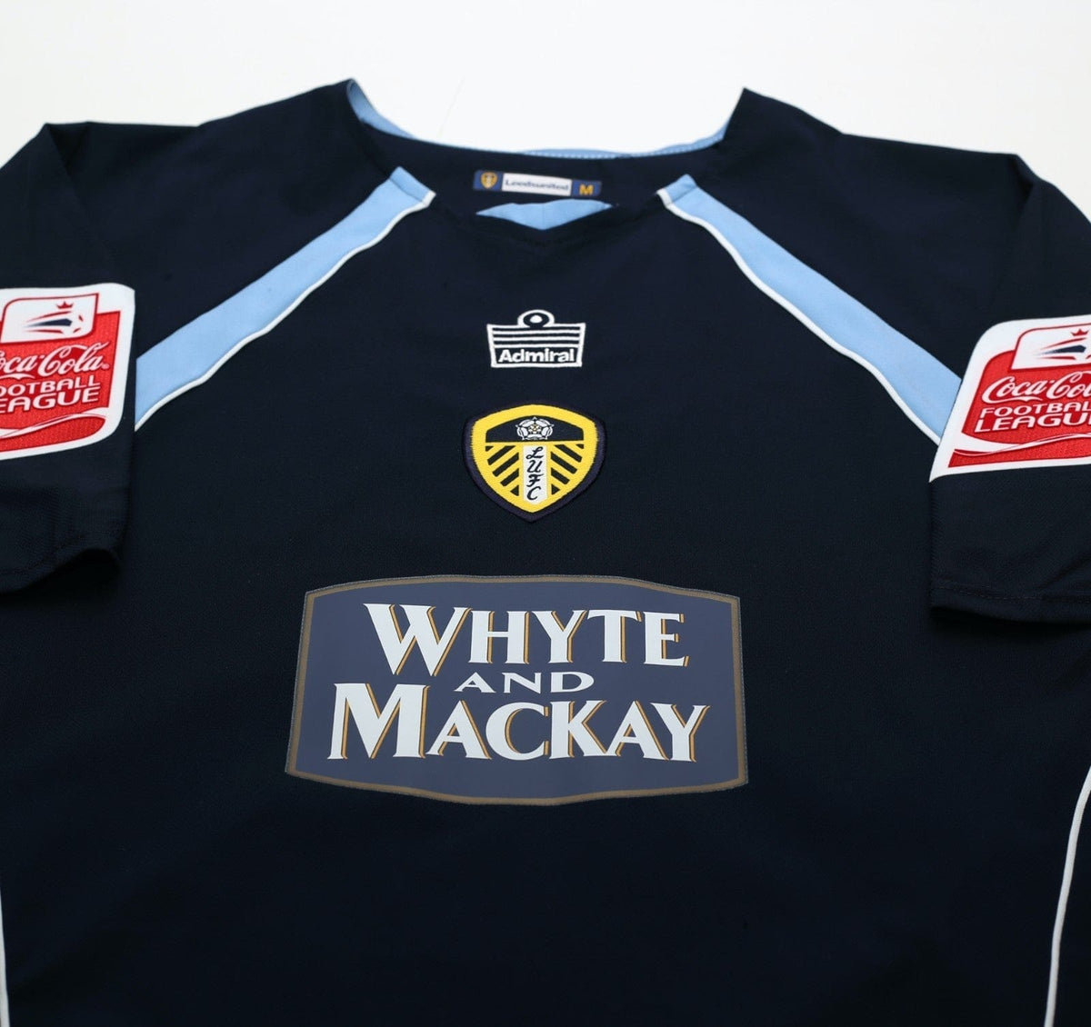 2005/06 HEALY #9 Leeds United Vintage Admiral Away Football Shirt (M)