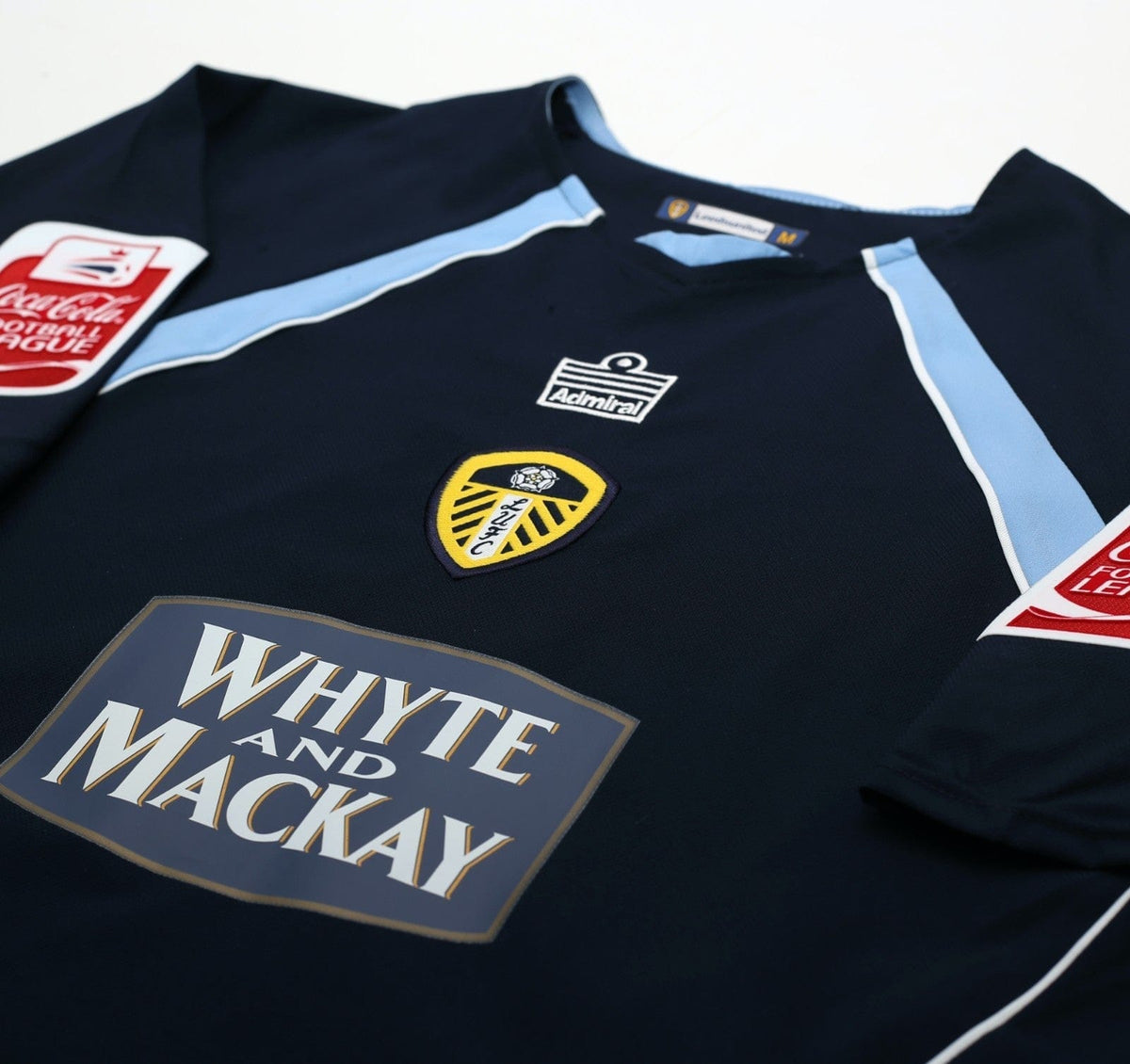 2005/06 HEALY #9 Leeds United Vintage Admiral Away Football Shirt (M)