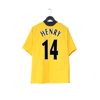 2005/06 HENRY #14 Arsenal Vintage Nike Away Football Shirt (M)