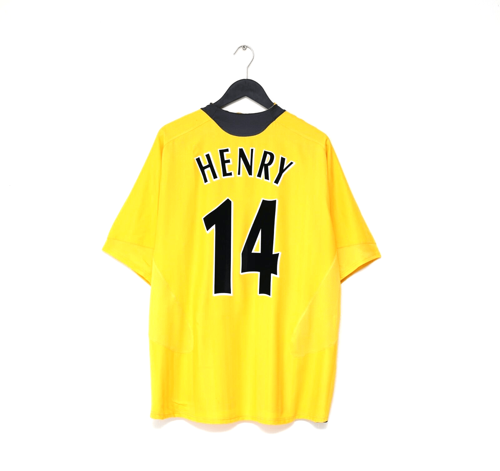 2005/06 HENRY #14 Arsenal Vintage Nike European Away Football Shirt (XL)