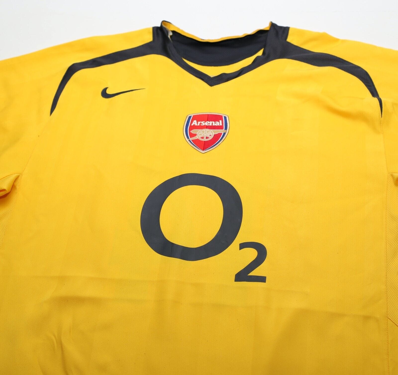 2005/06 HENRY #14 Arsenal Vintage Nike European Away Football Shirt (XL)