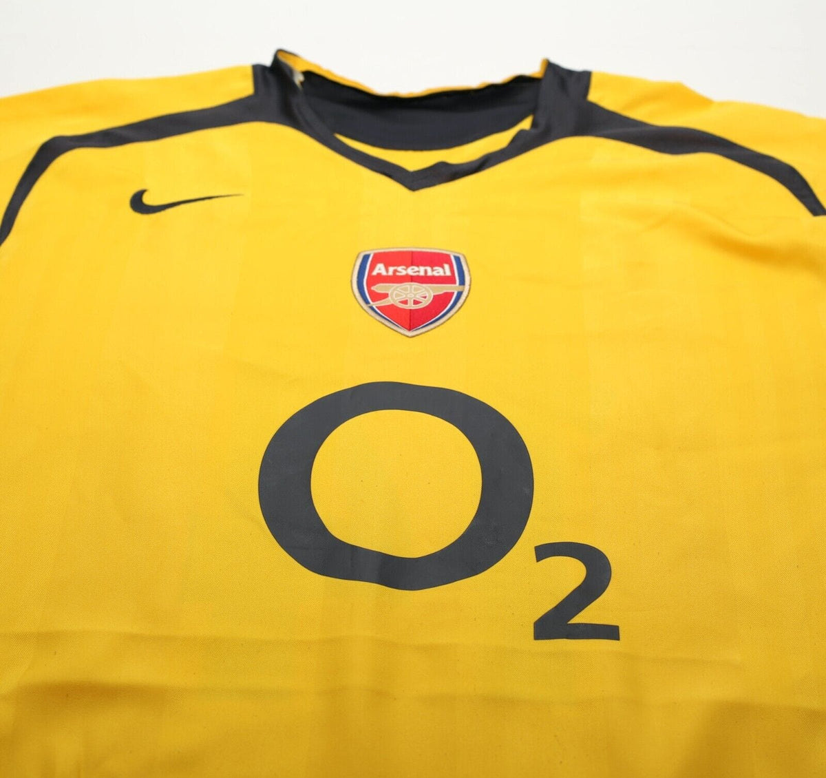 2005/06 HENRY #14 Arsenal Vintage Nike European Away Football Shirt (XL)