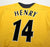 2005/06 HENRY #14 Arsenal Vintage Nike European Away Football Shirt (XL)