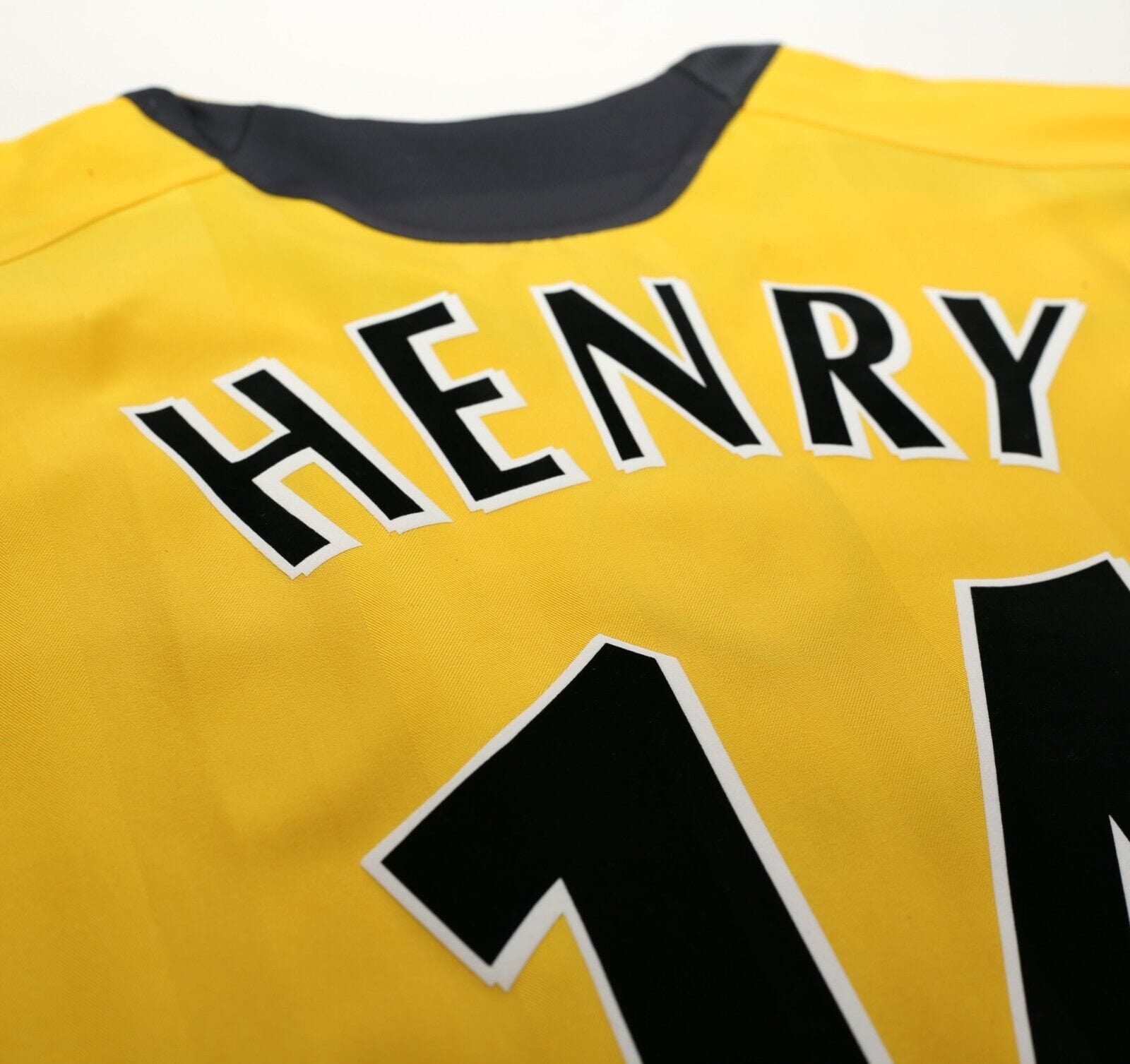 2005/06 HENRY #14 Arsenal Vintage Nike European Away Football Shirt (XL)