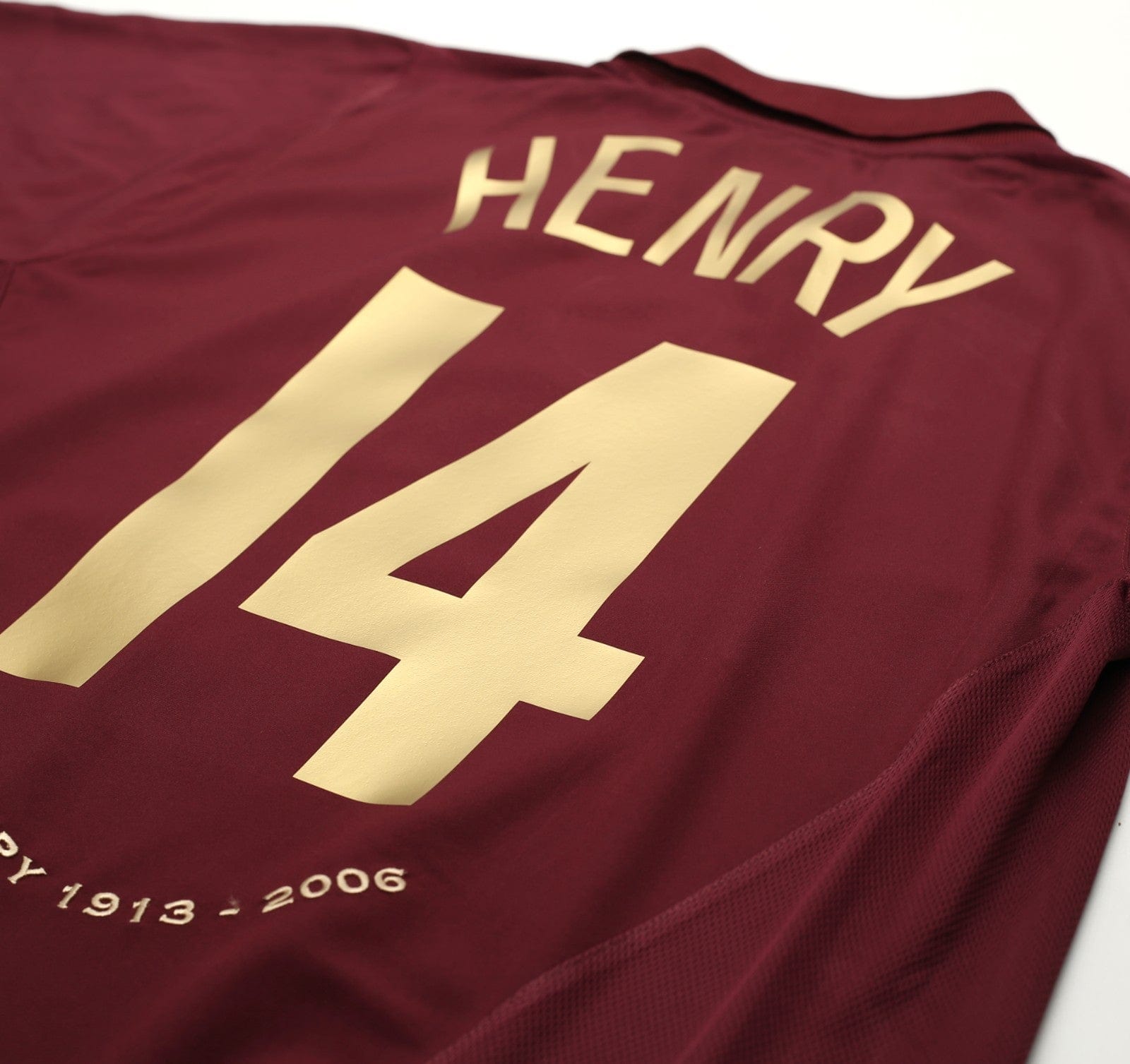 2005/06 HENRY #14 Arsenal Vintage Nike Highbury Home Football Shirt (M)