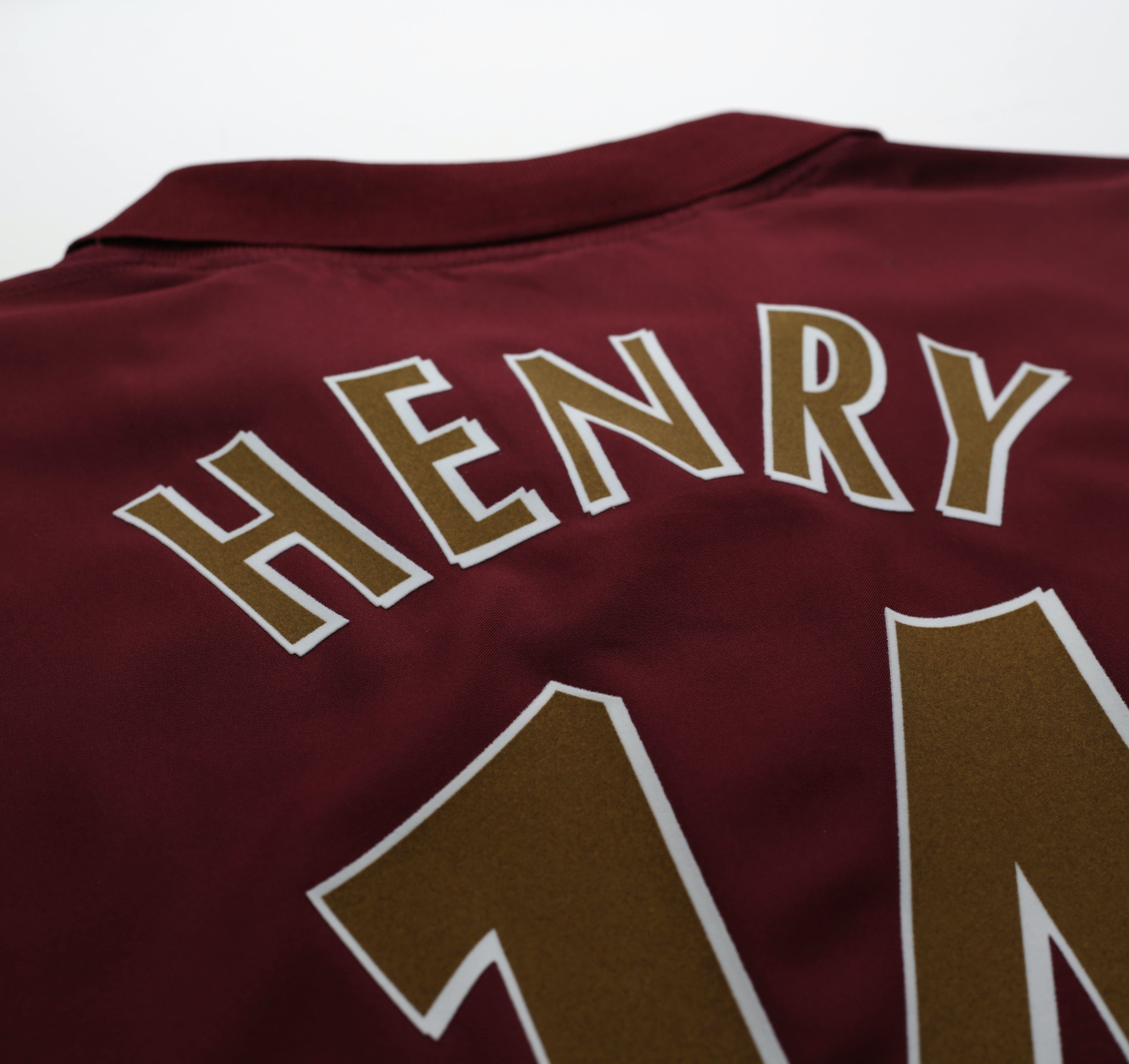 2005/06 HENRY #14 Arsenal Vintage Nike Highbury Home Football