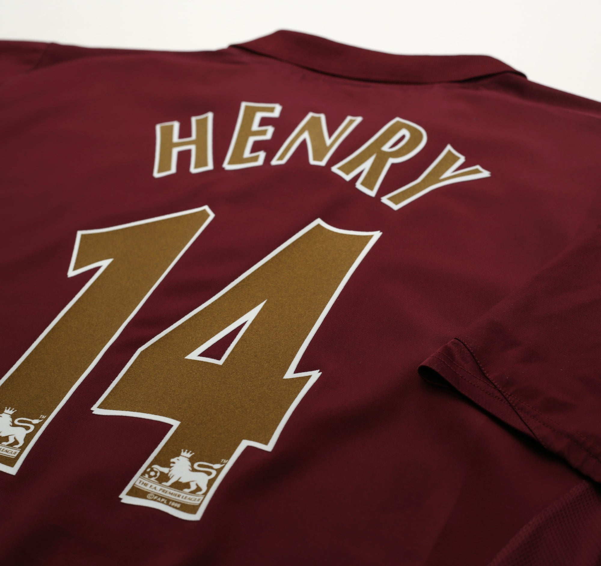 2005/06 HENRY #14 Arsenal Vintage Nike Highbury Home Football Shirt (XXL)