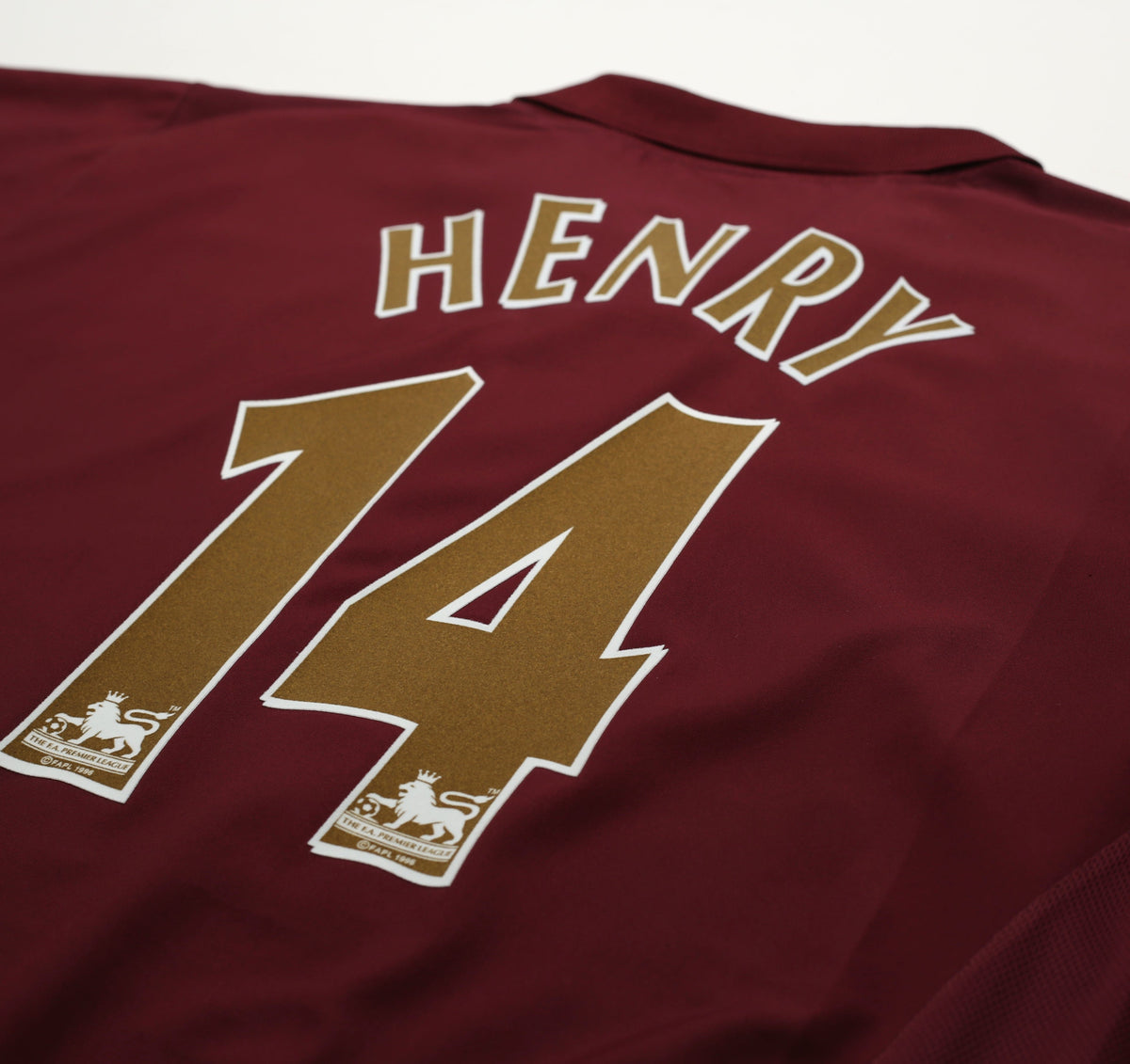 2005/06 HENRY #14 Arsenal Vintage Nike Highbury Home Football Shirt (XXL)