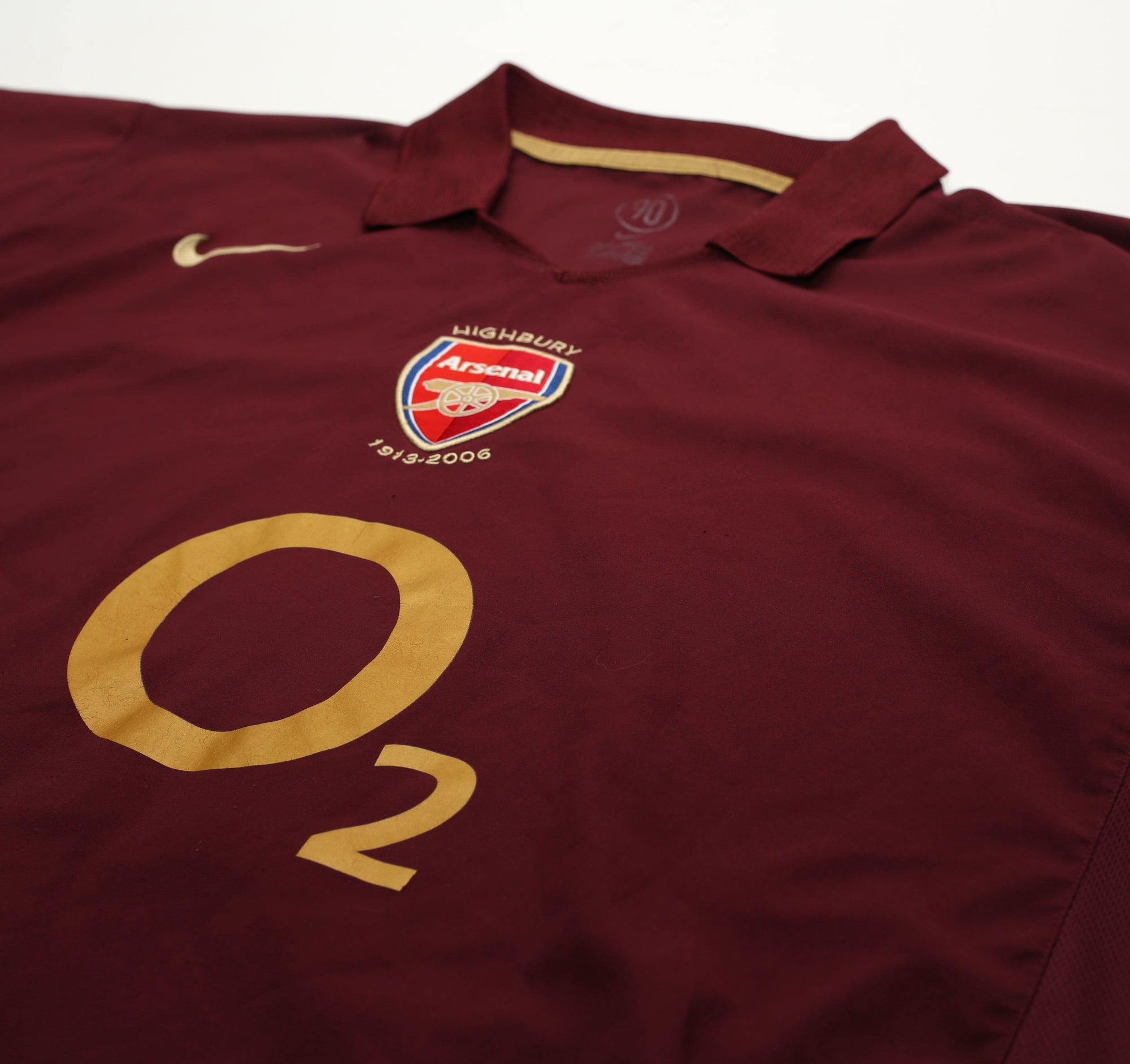 2005/06 HENRY #14 Arsenal Vintage Nike Highbury Home Football Shirt (XXL)