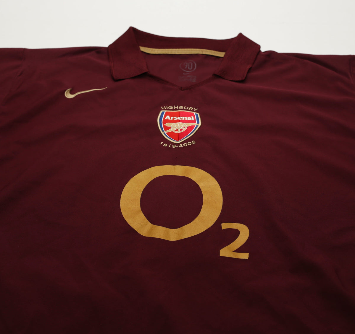 2005/06 HENRY #14 Arsenal Vintage Nike Highbury Home Football Shirt (XXL)
