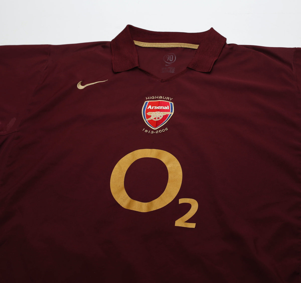2005/06 HENRY #14 Arsenal Vintage Nike Highbury Home Football Shirt (XXL)