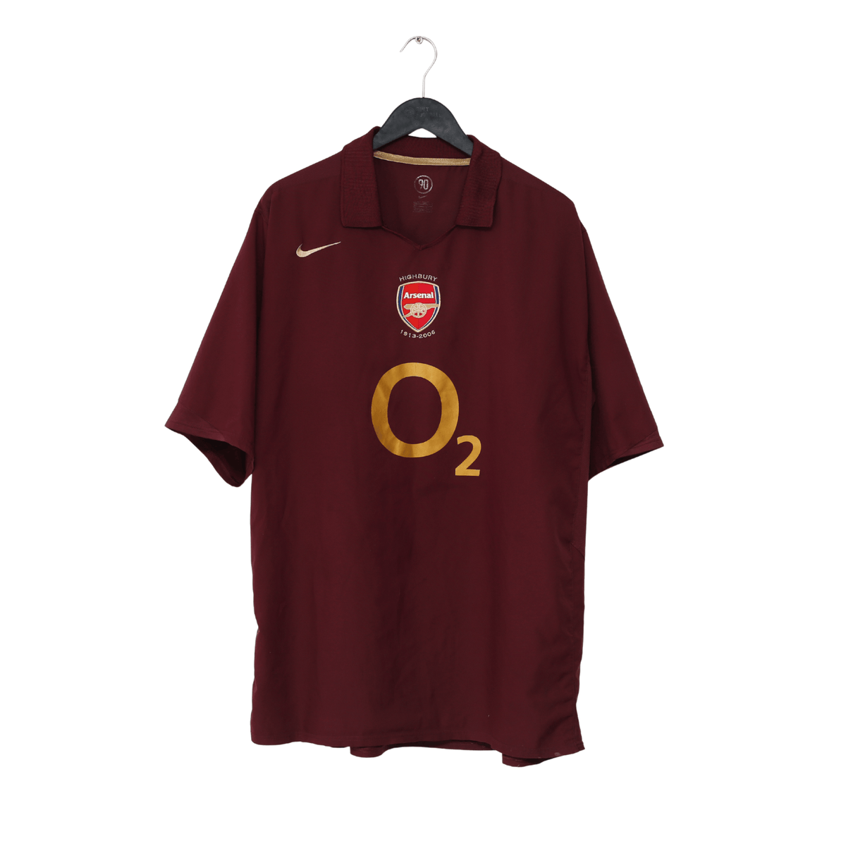 2005/06 HENRY #14 Arsenal Vintage Nike Highbury Home Football Shirt (XXL)
