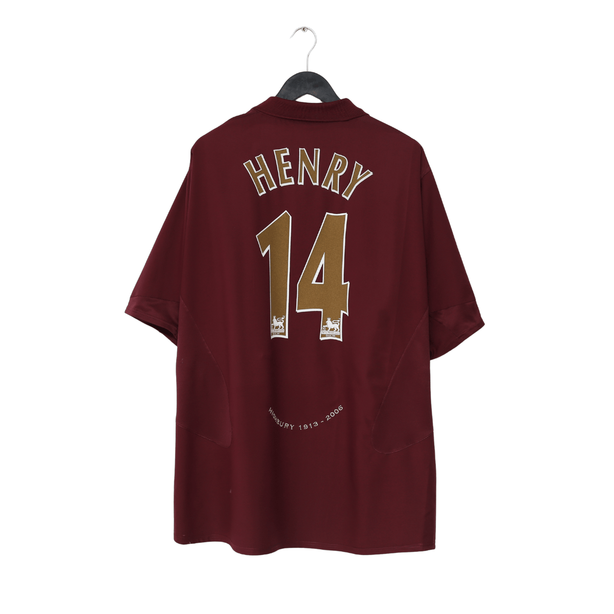 2005/06 HENRY #14 Arsenal Vintage Nike Highbury Home Football Shirt (XXL)