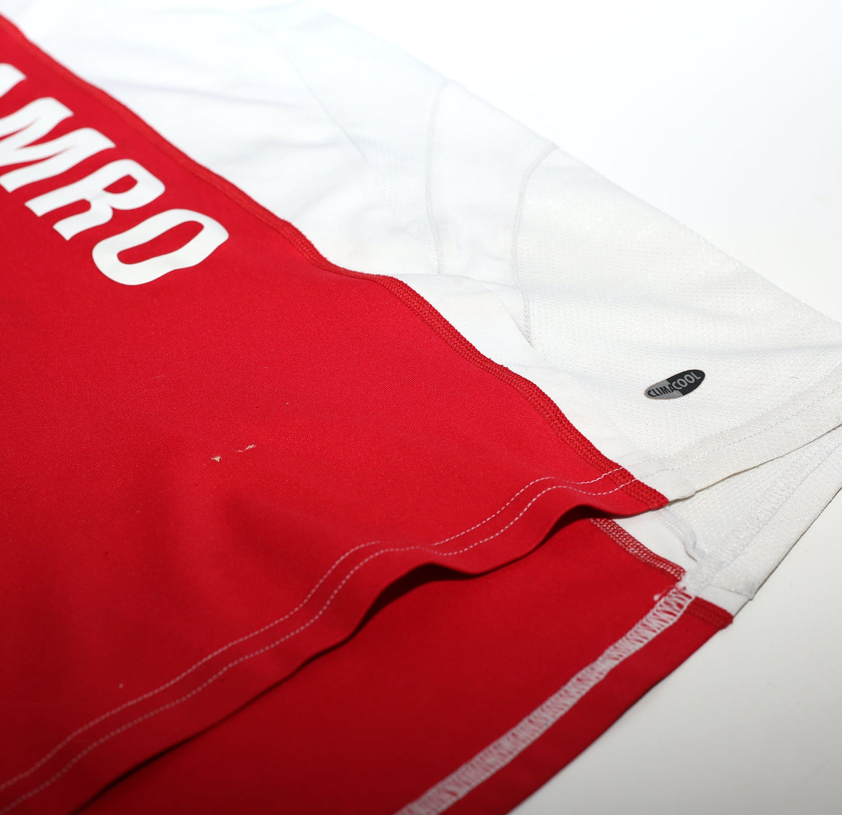 2005/06 HUNTELAAR #25 Ajax Vintage adidas Home Football Shirt (M)