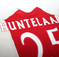 2005/06 HUNTELAAR #25 Ajax Vintage adidas Home Football Shirt (M)