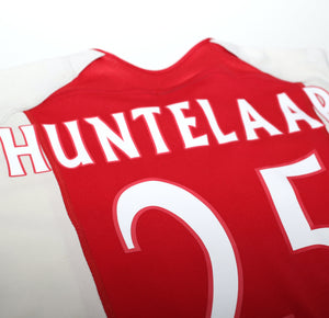 2005/06 HUNTELAAR #25 Ajax Vintage adidas Home Football Shirt (M)