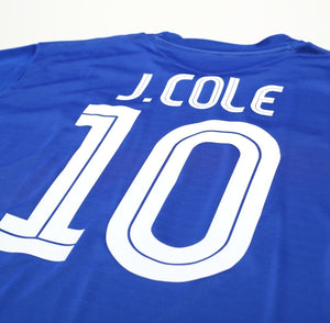 2005/06 J. COLE #10 Chelsea Vintage Umbro UCL Home Football Shirt Jersey (XL)