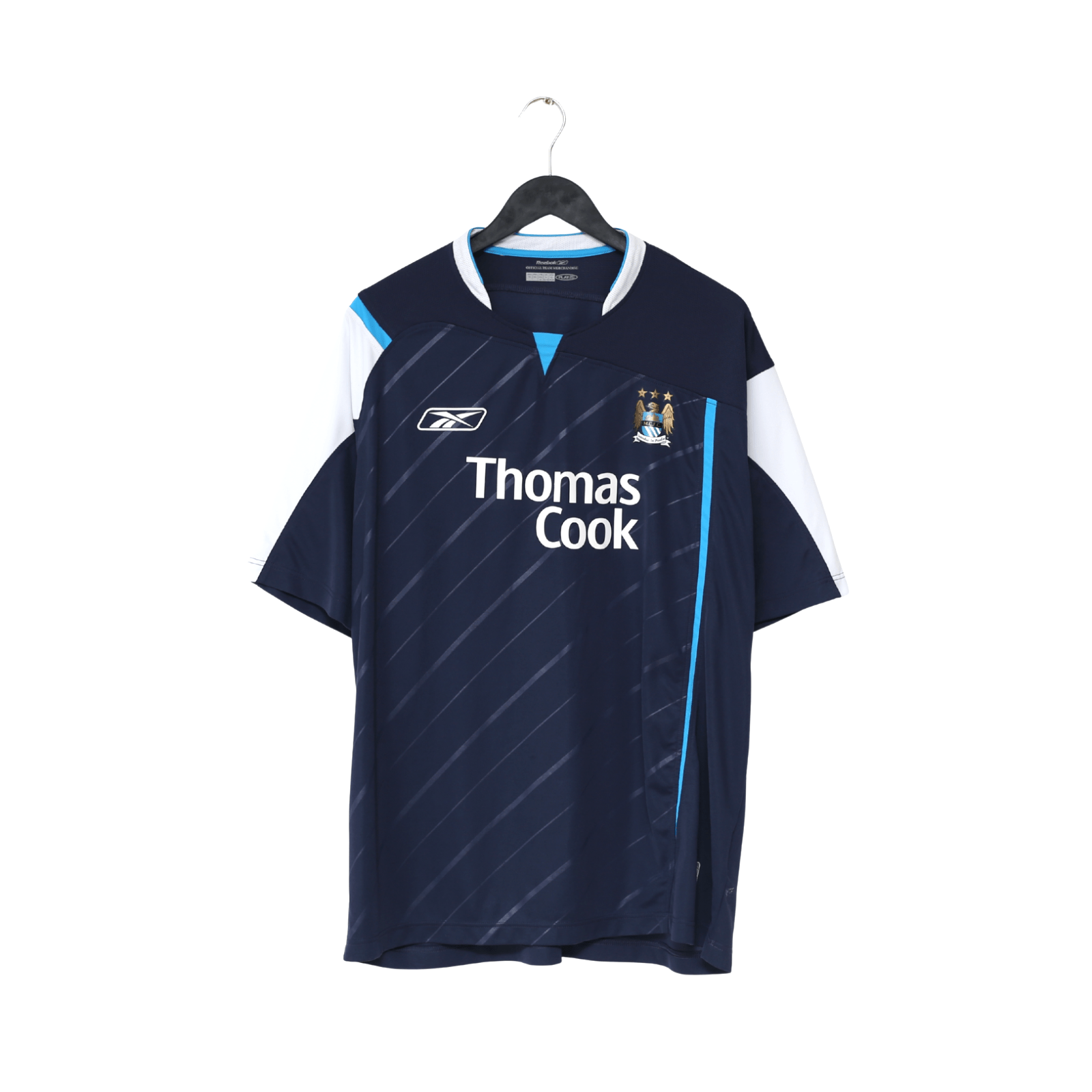 2005/06 JAMES #1 Manchester City Vintage Reebok Away Football Shirt (XL)