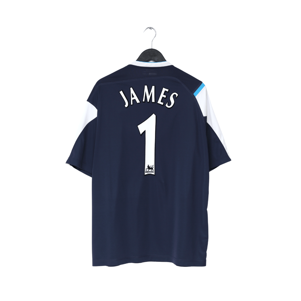 2005/06 JAMES #1 Manchester City Vintage Reebok Away Football Shirt (XL)