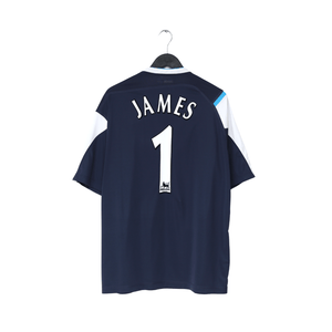 2005/06 JAMES #1 Manchester City Vintage Reebok Away Football Shirt (XL)