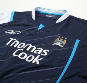 2005/06 JAMES #1 Manchester City Vintage Reebok Away Football Shirt (XL)