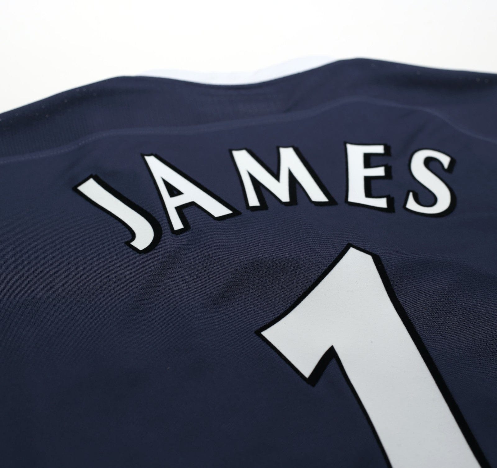 2005/06 JAMES #1 Manchester City Vintage Reebok Away Football Shirt (XL)