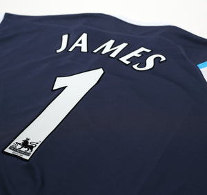 2005/06 JAMES #1 Manchester City Vintage Reebok Away Football Shirt (XL)