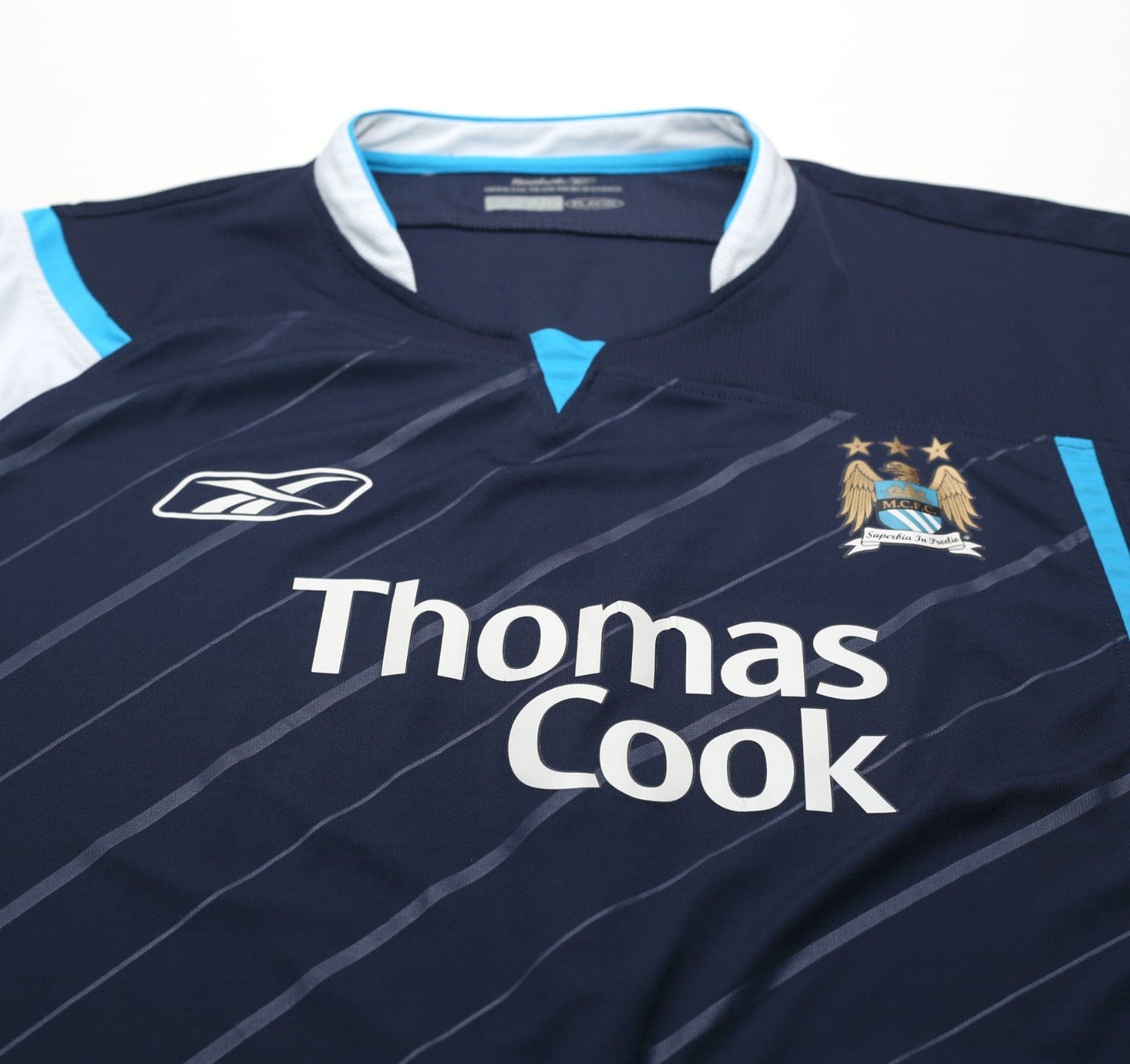 2005/06 JAMES #1 Manchester City Vintage Reebok Away Football Shirt (XL)