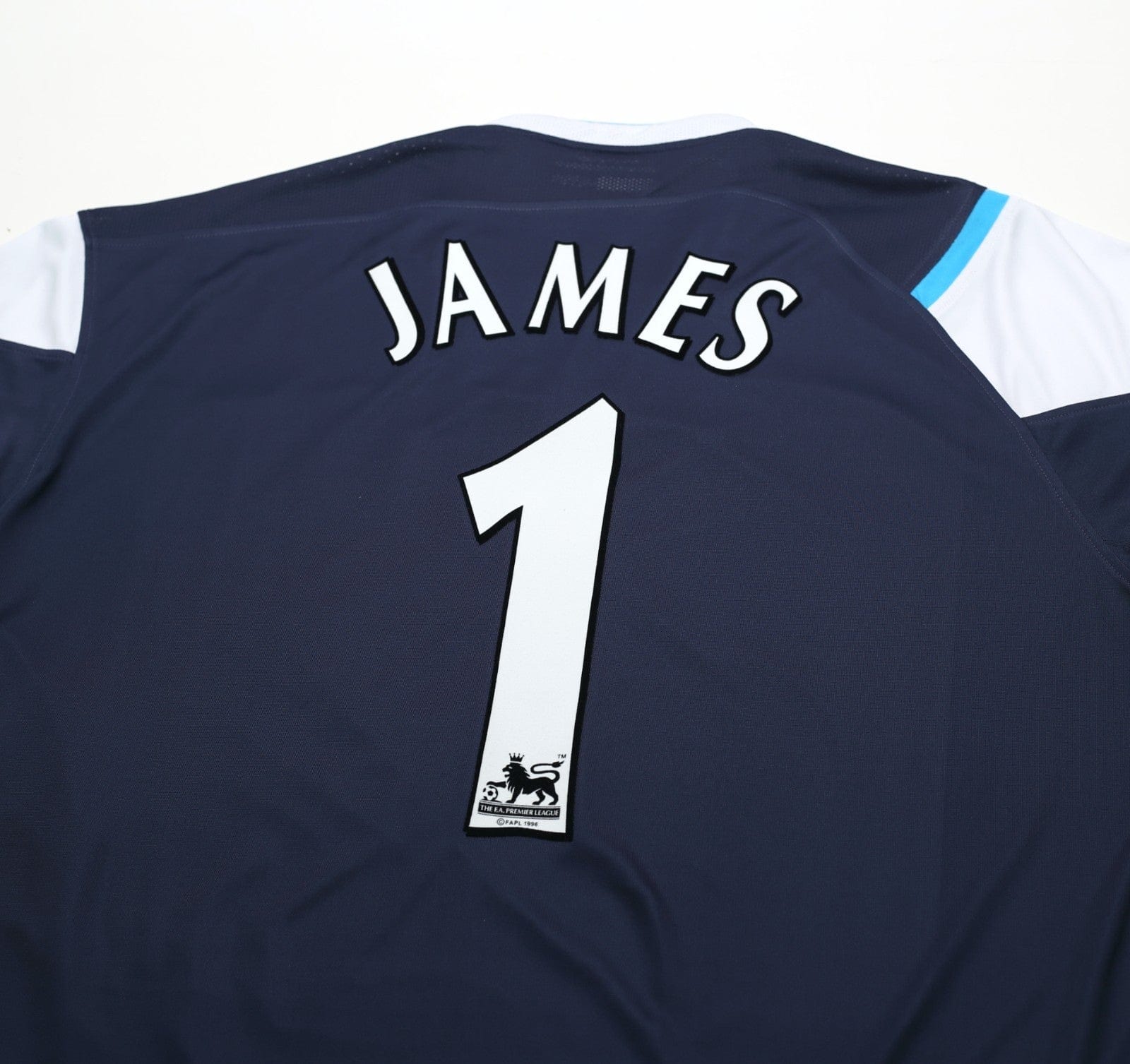 2005/06 JAMES #1 Manchester City Vintage Reebok Away Football Shirt (XL)