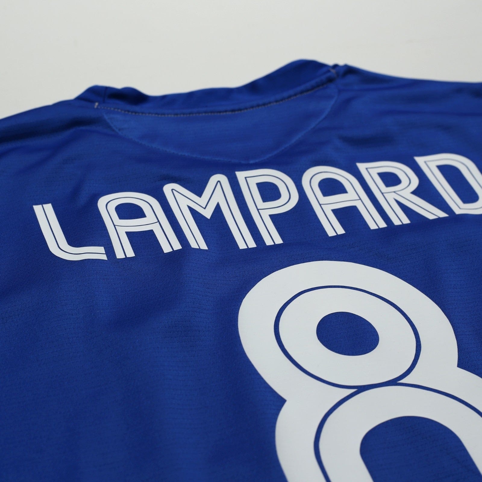 2005/06 Lampard #8 Chelsea Vintage Umbro Centenary UCL Home Football Shirt (L)